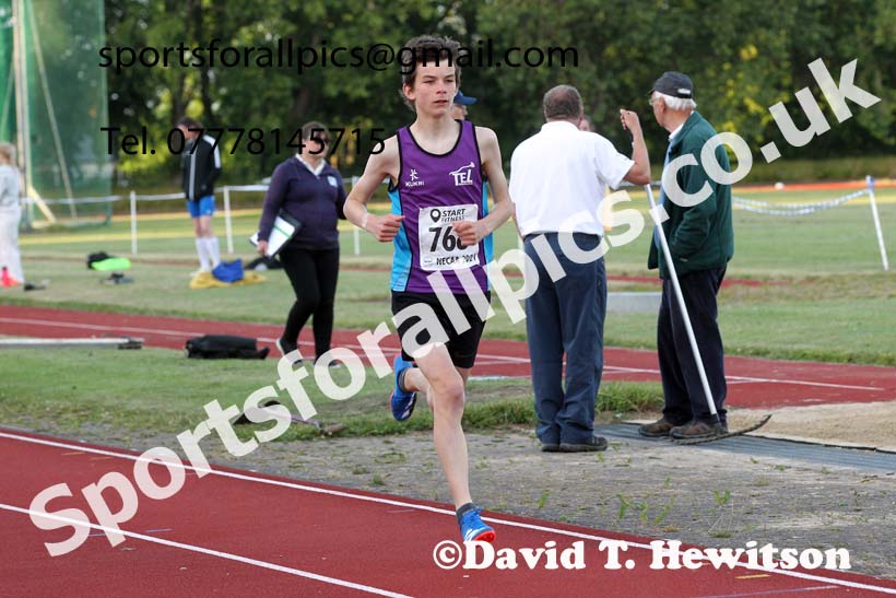 3000 metres, 2021 North East Grand Prix No.4, Monkton, Wednesday, June 30th. Photo: David T. Hewitson/Sports for All Pics
